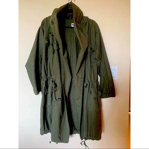 NSF Cool Utility Jacket w Hood. Super cool. EUC. M